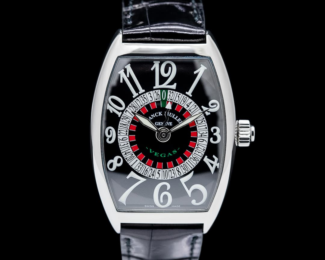 Franck Muller Cintree Curvex Vegas Roulette SS Black Dial