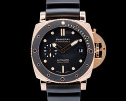 Luminor Submersible 18K Rose Gold Black Dial