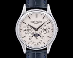 5140G Perpetual Calendar Ultra Thin 18K White Gold Silver Dial