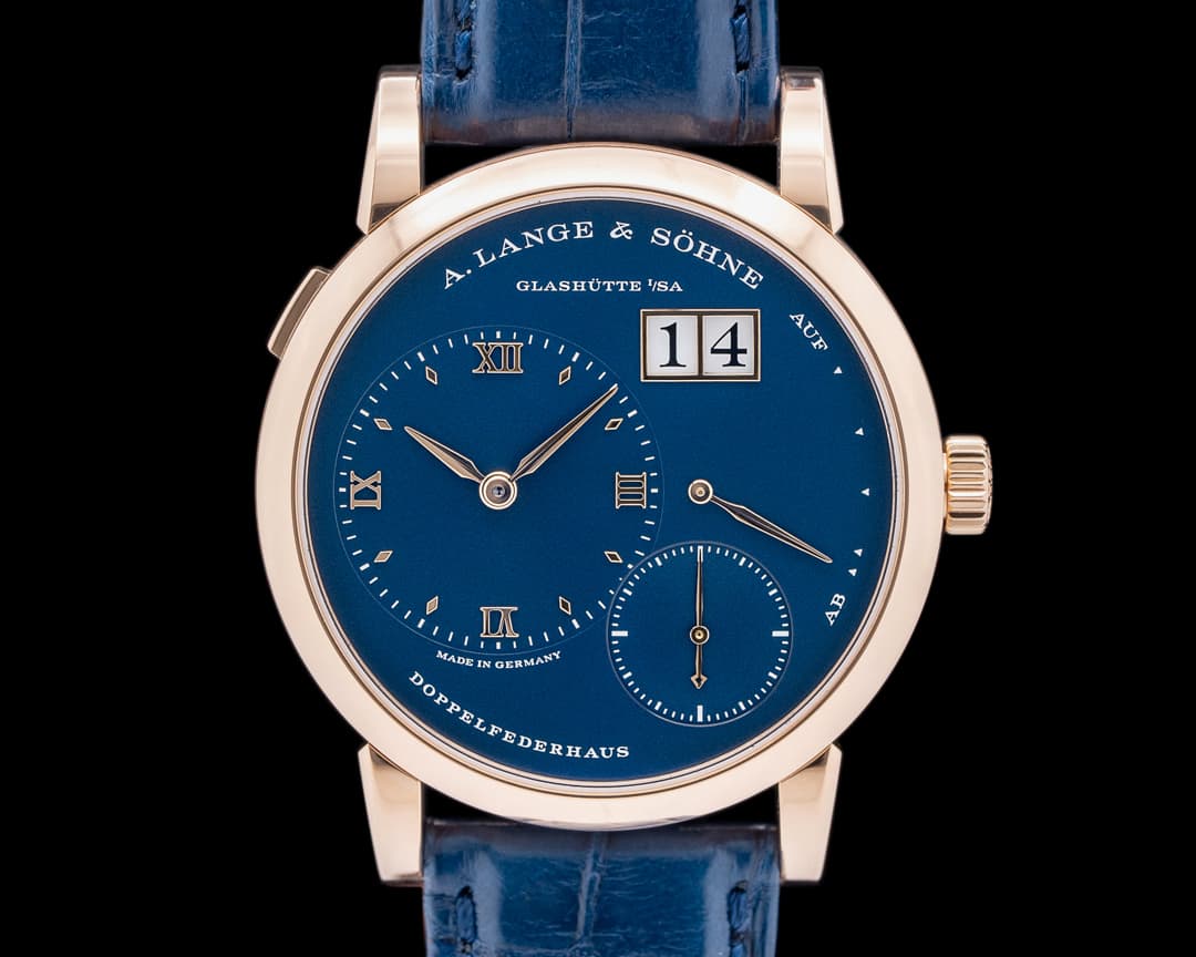 A. Lange and Sohne 191.063 Lange 1 18K Rose Gold Blue Dial 30th Anniversary 2025 LIMITED