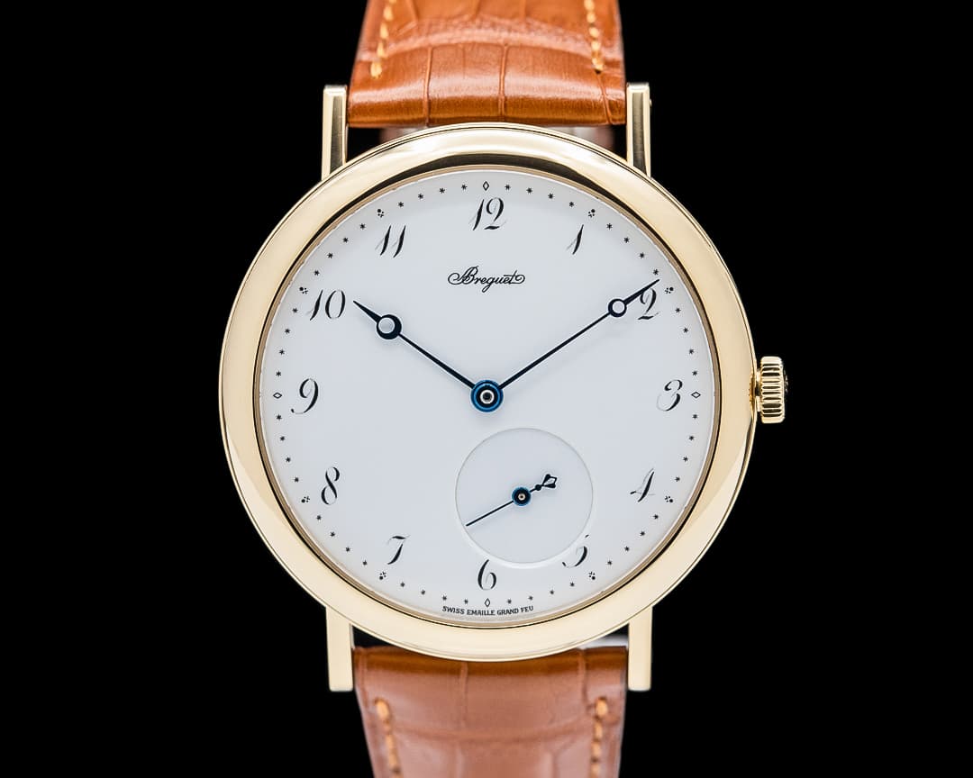 Breguet 5140 Classique 18K Yellow Gold Enamel Dial