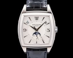 Gondolo Calendario 5135G 18K White Gold Silver Dial