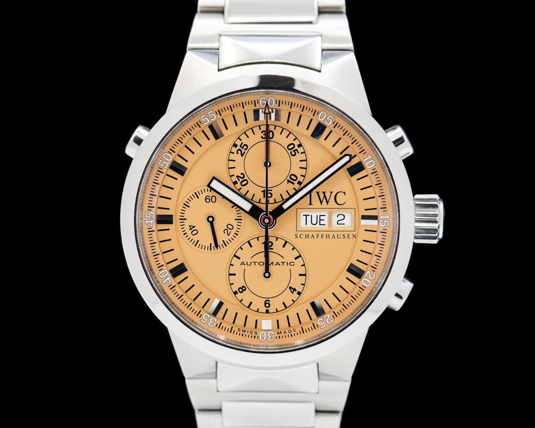 IWC GST Rattrapante Chronograph SS Salmon Dial