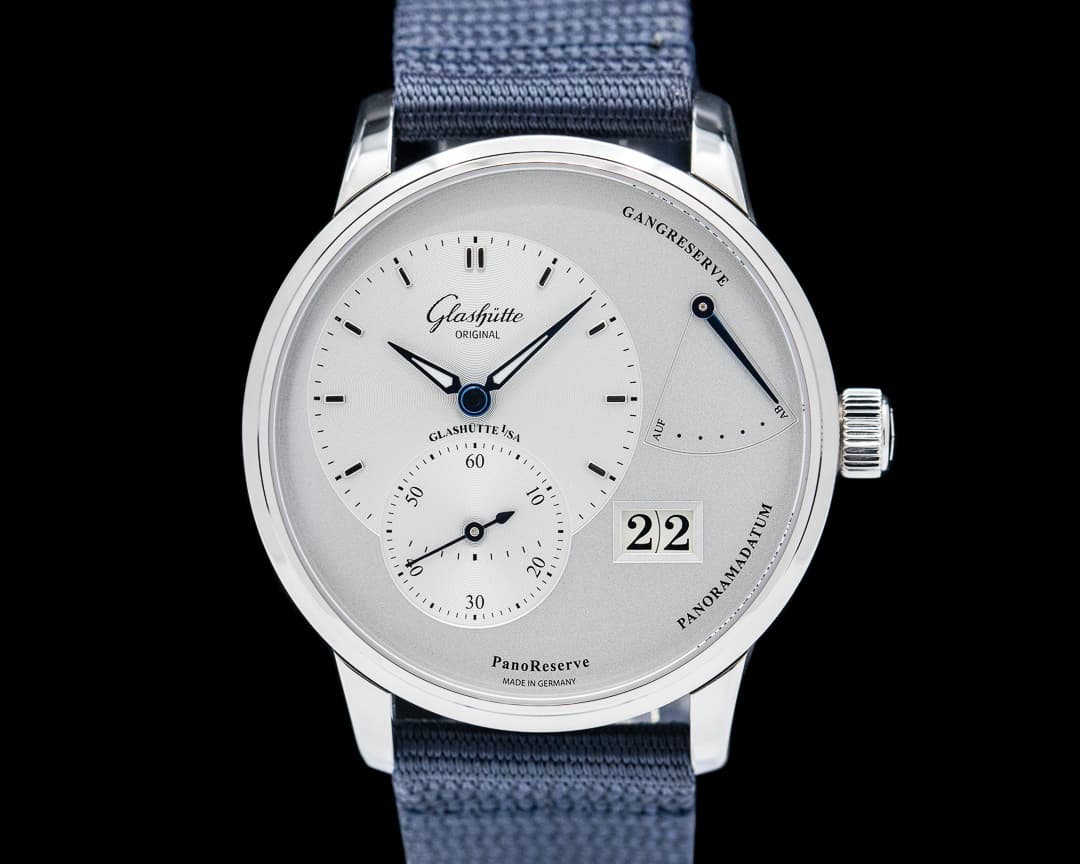 Glashütte Original PanoReserve Manual Wind SS Silver Dial
