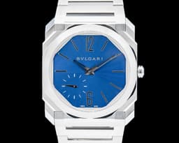 Octo Finissimo Extra Thin SS Blue Dial