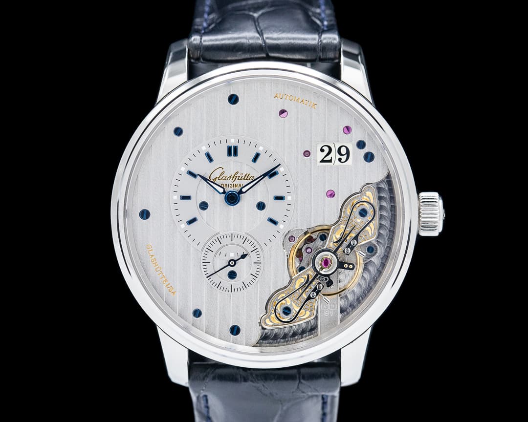 Glashütte Original PanoMaticInverse SS Silver Dial