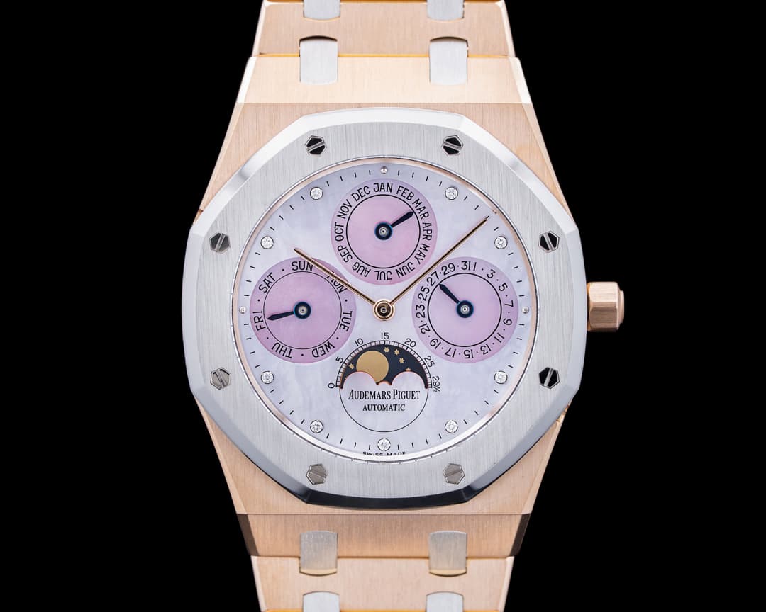 Image of Audemars Piguet 25686RP Royal Oak Perpetual Calendar 18K RG and Platinum MOP Dial