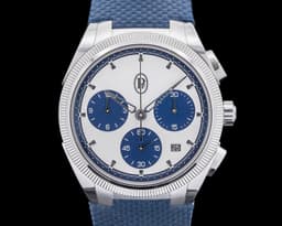 Tonda PF Sport Chronograph Steel Milano Blue SS Silver Dial 2024