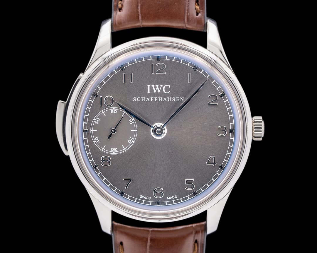 IWC Portuguese Minute Repeater 18K White Gold Ardoise Gray Dial
