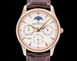 Master Ultra Thin Perpetual Calendar 18K Rose Gold / Cream Dial