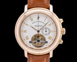 Jules Audemars Tourbillon Chronograph 18K Rose Gold Silver Dial