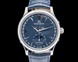 Master Moon Platinum Blue Dial RARE LIMITED