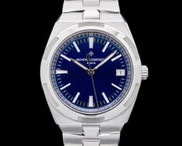 Overseas 4500V Automatic SS Blue Dial FULL SET