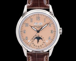 Perpetual Calendar Grand Complication 18K WG Salmon Dial