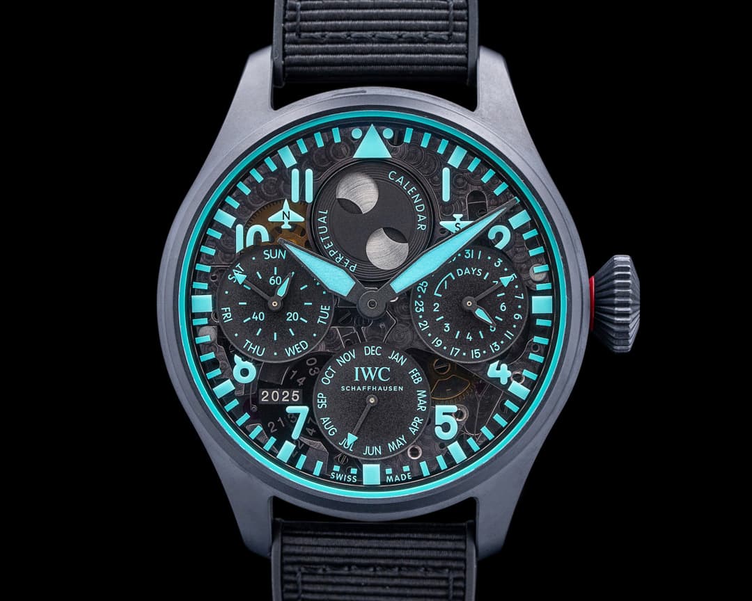 IWC Big Pilot Perpetual Calendar "Toto Wolff" Ceratanium Skeleton Dial