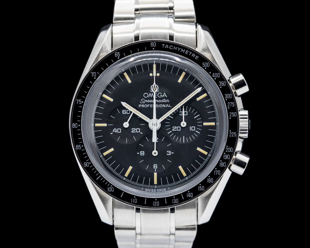 Omega Speedmaster Professional Black Dial SS Hesalite/Sapphire