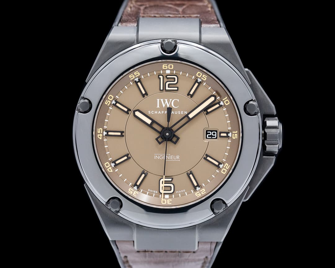 IWC Ingenieur Ceramic AMG Black Series Ceramic Brown Dial