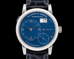 Lange 1 18K White Gold Blue Dial