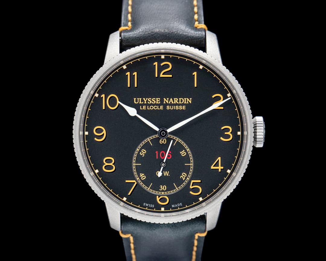 Ulysse Nardin Marine Chronometer Torpilleur 44MM SS Black Dial LIMITED