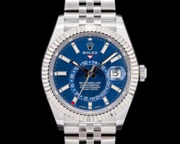 326934 Sky-Dweller Jubilee SS Blue Dial