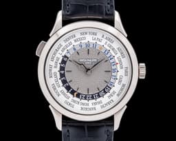5230G World Time 18K White Gold Charcoal Gray Dial