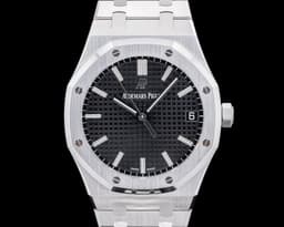 15500ST Royal Oak SS Black Dial