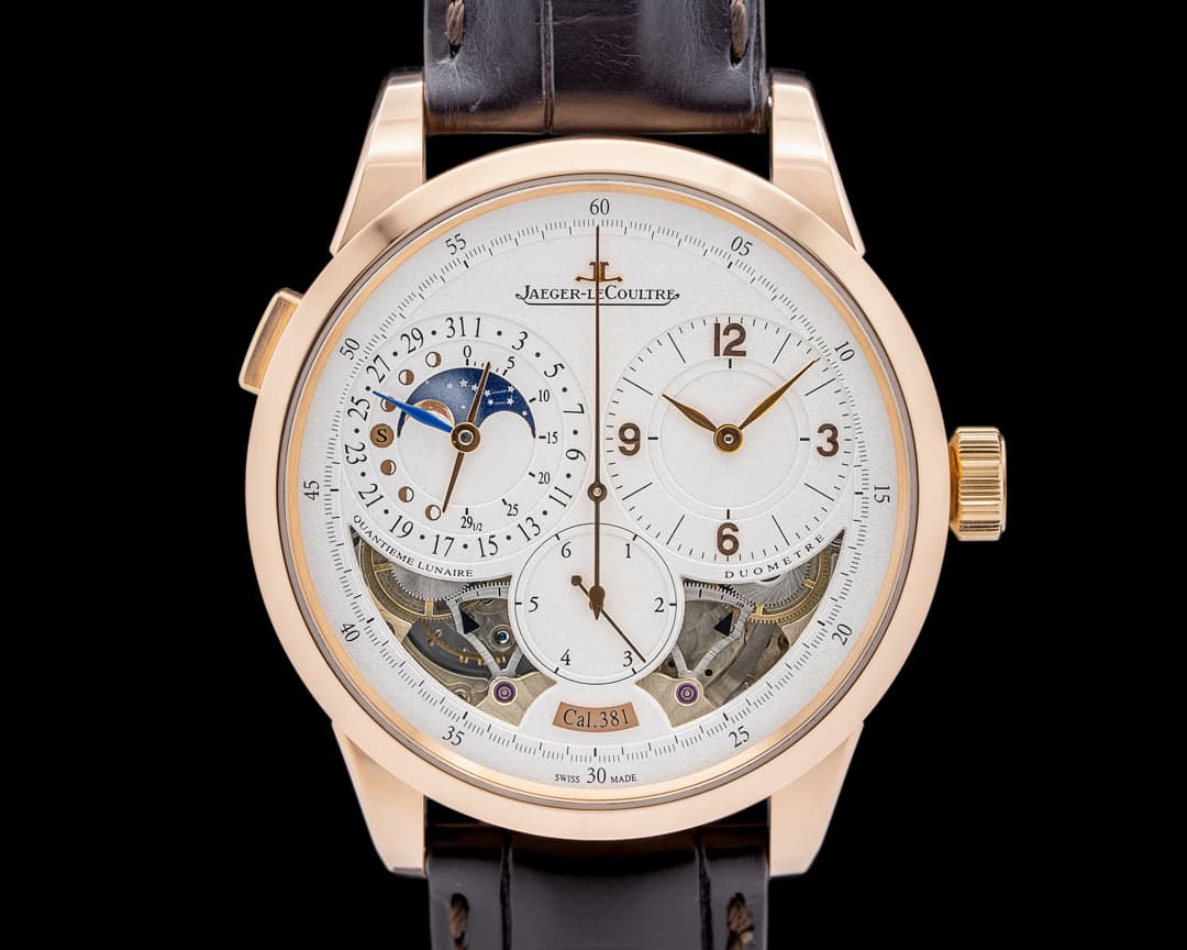 Jaeger-LeCoultre Q6042520 Duometre a Quantieme Lunaire 18K RG Silver Dial