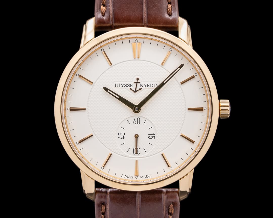 Ulysse Nardin Classico Erotic 18K Rose Gold Cream Dial LIMITED UNWORN