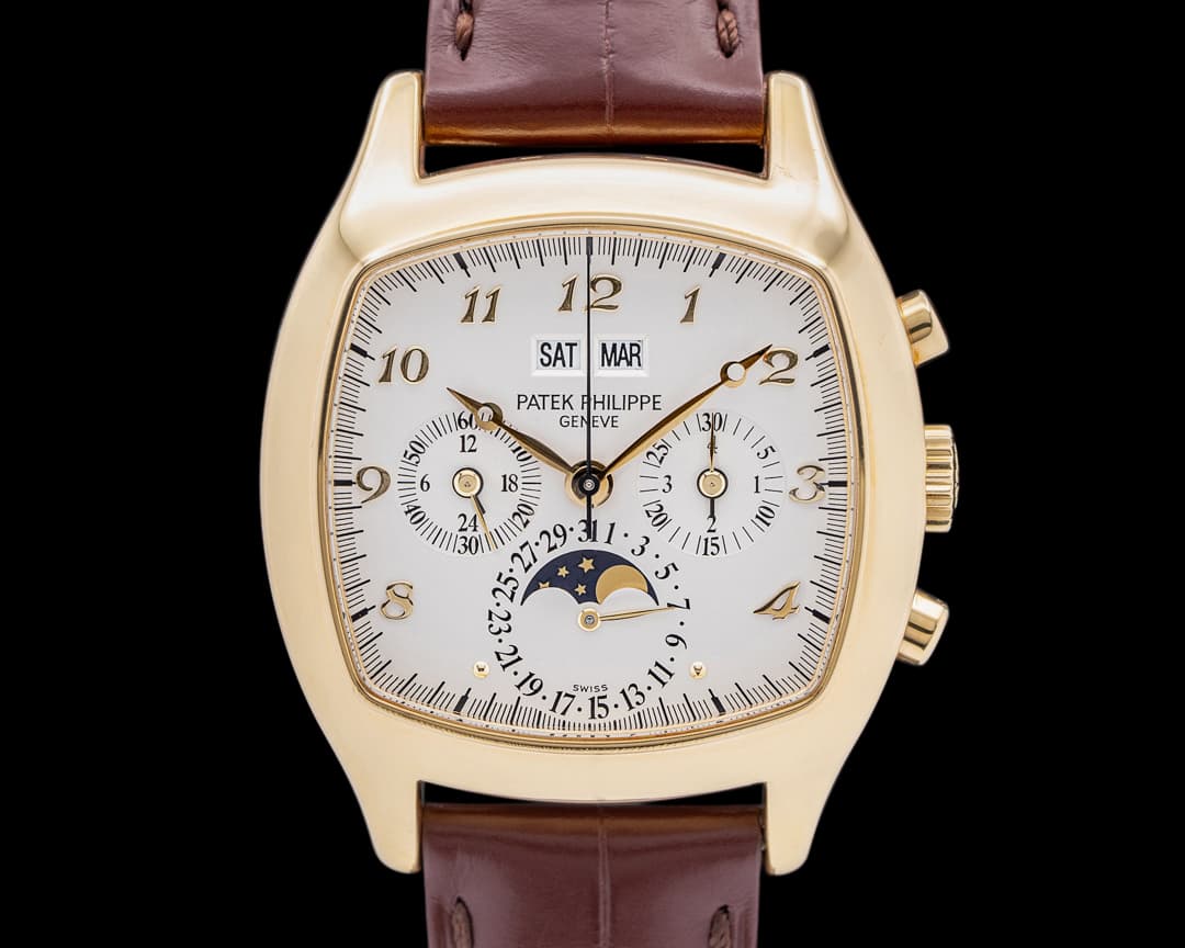 Patek Philippe Perpetual Calendar Chronograph 5020J 18K Yellow Gold RARE