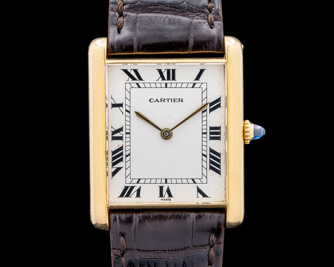 Cartier Tank Louis Cartier Jumbo Automatique 18K Yellow Gold