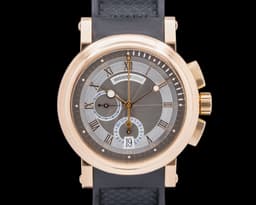 5827BR Marine Chronograph 18K Rose Gold Gray Dial