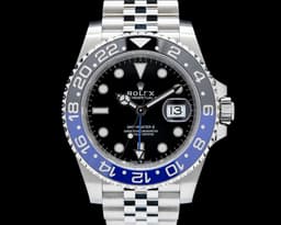 126710BLNR GMT Master II "Batman" Jubilee SS Black Dial