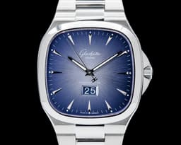 Senator Seventies Panorama Date SS Purple Dial