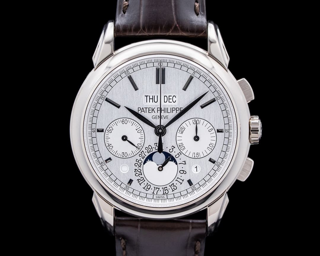 Image of Patek Philippe 5270G Perpetual Calendar Chronograph 18K White Gold Silver Dial