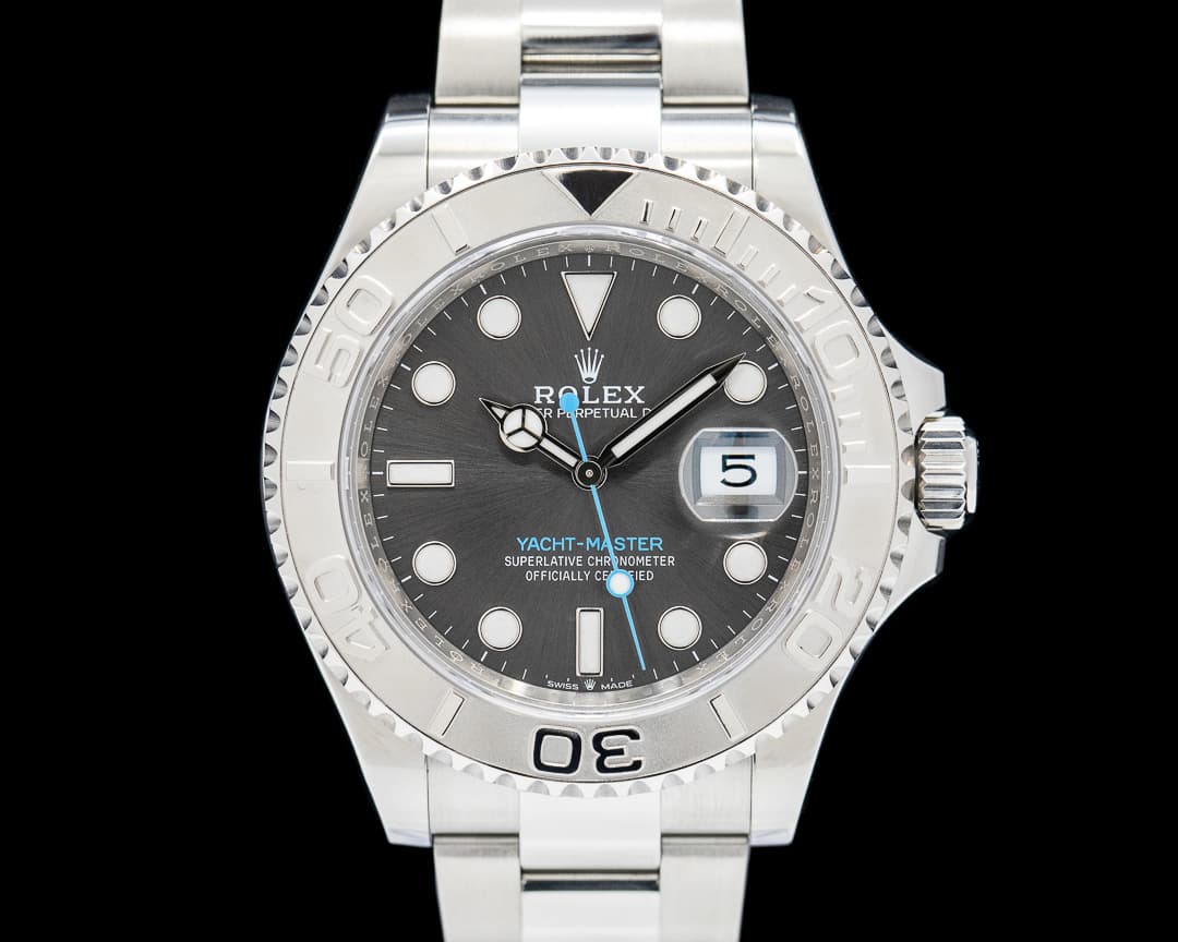 Rolex 126622 Yacht Master Platinum Bezel SS Gray Dial