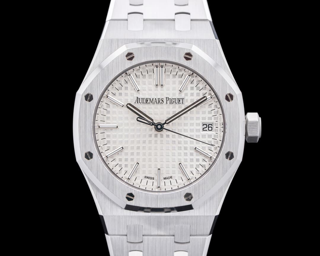 Audemars Piguet 15550ST Royal Oak 50th Anniversary SS Silver Dial