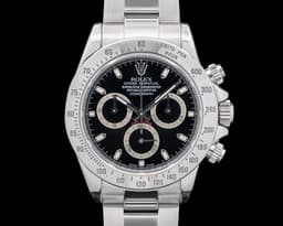 116520 Daytona SS Black Dial