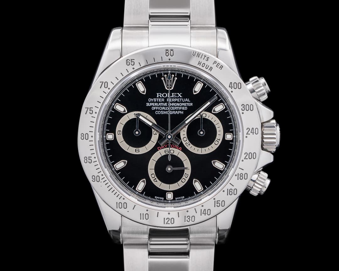 Rolex 116520 Daytona SS Black Dial