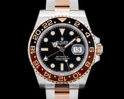 GMT Master II "Root Beer" SS / 18K Everose Gold Black Dial FULL SET