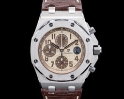 26470ST Royal Oak Offshore "Safari" SS Beige Dial