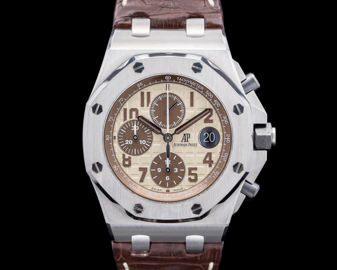 Audemars Piguet 26470ST Royal Oak Offshore "Safari" SS Beige Dial
