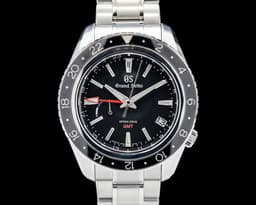 Sport Collection Spring Drive GMT SS Black Dial