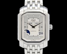 Karree Perpetual Calendar SS Silver Dial