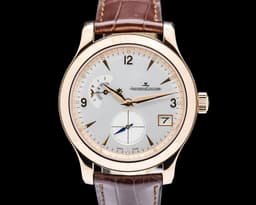 Master Hometime 18K Rose Gold Silver Dial