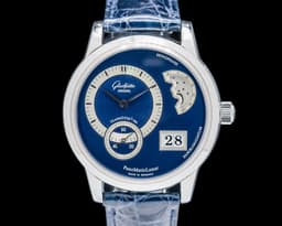 PanoMatic Lunar SS Blue Dial