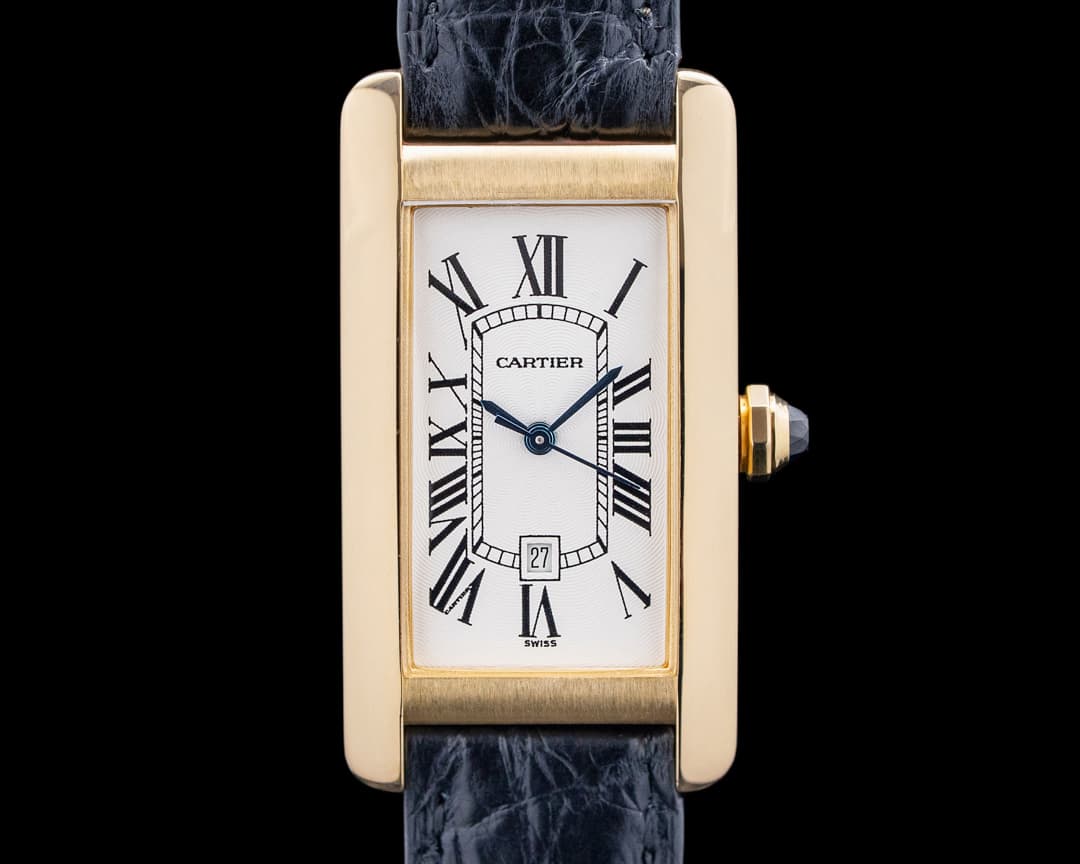 Cartier Tank Americaine Medium Automatic 18K Yellow Gold