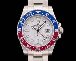 GMT Master II Ceramic "Pepsi" 18K WG Meteorite Dial