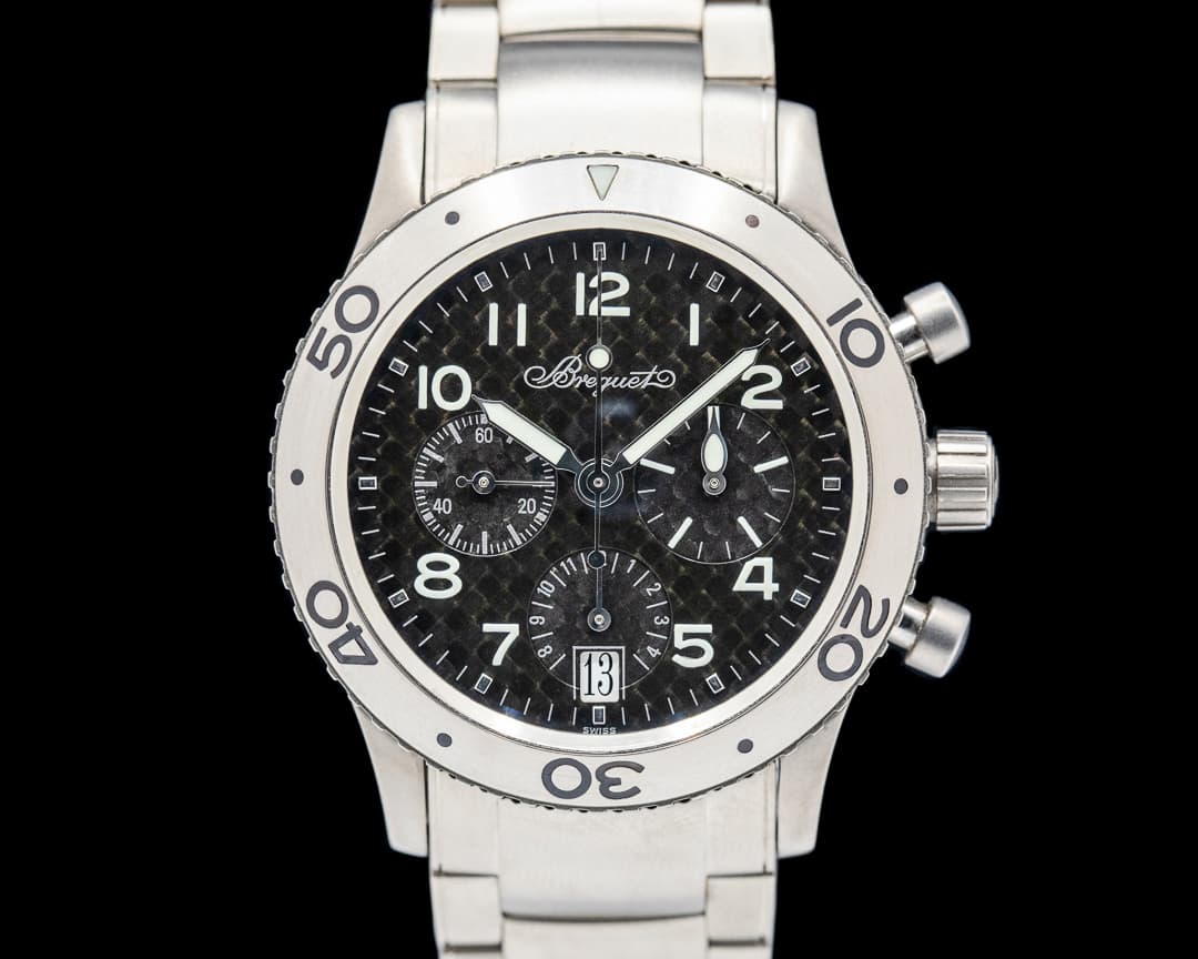 Breguet Type XX Transatlantique Titanium Carbon Fiber Dial