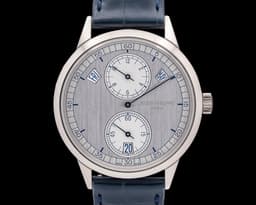 Annual Calendar Regulator 18K White Gold Silver Dial