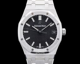 15400ST Royal Oak SS Black Dial